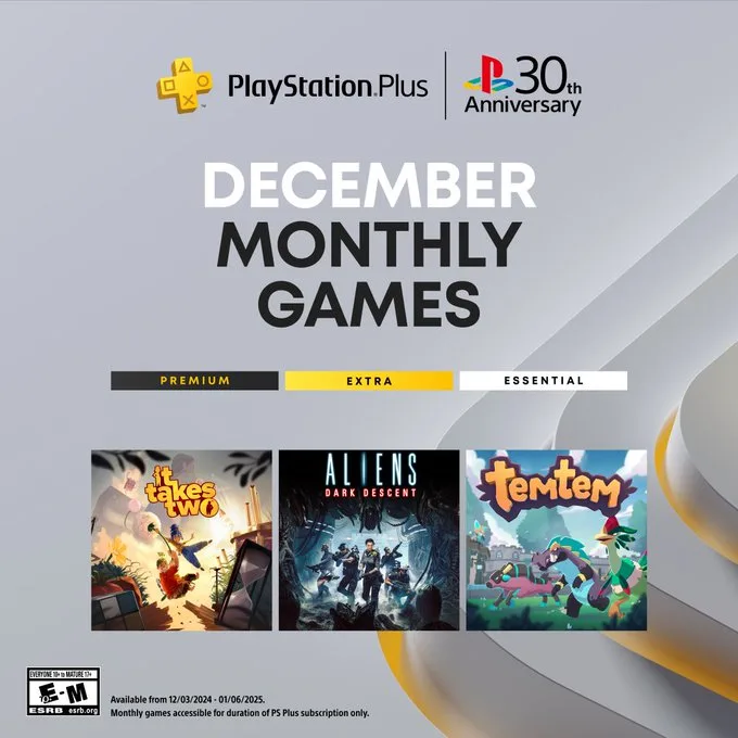 ps plus december 2024 ps plus december 2024